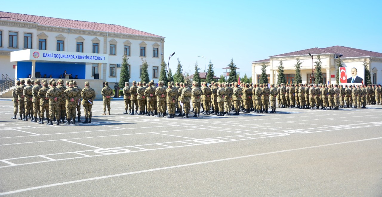 Daxili Qoşunların yaranması günü Ağstafada qeyd olunub - FOTOLAR